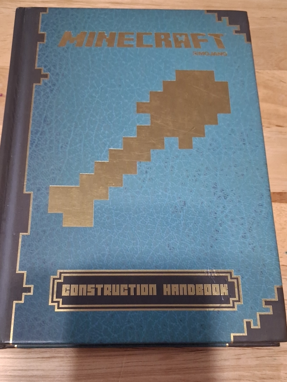 Minecraft Construction Handbook - Teal and Gold Hardcover
